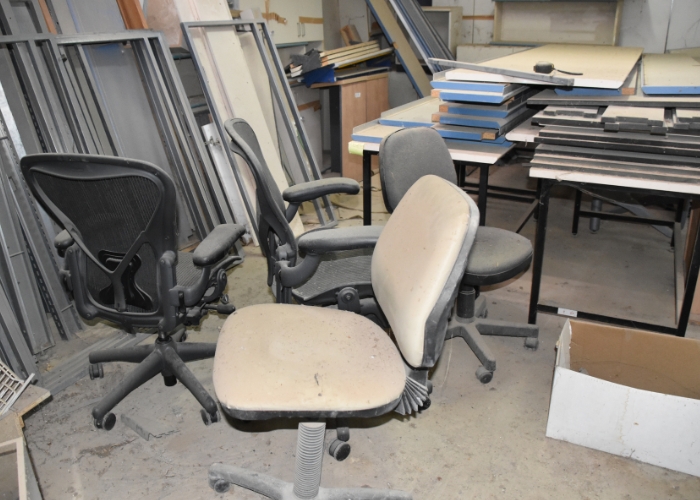 Old office furniture removed in Cincinnati