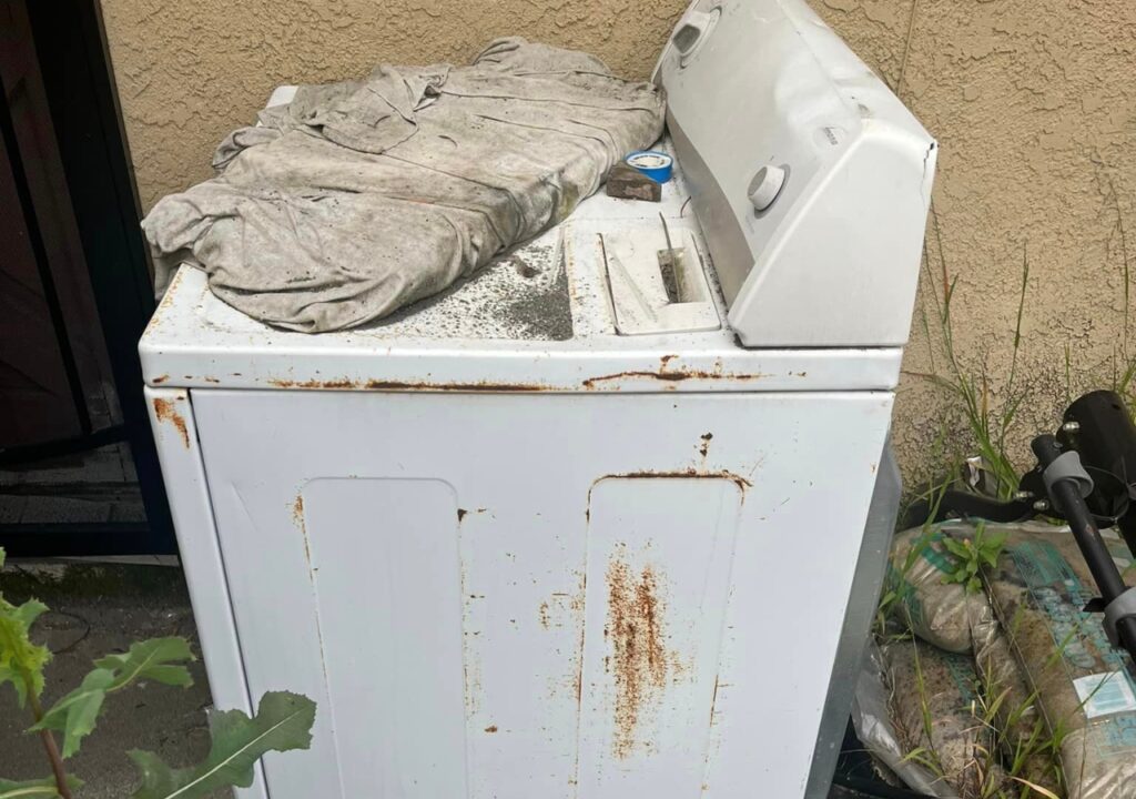 We haul away old washers and dryers
