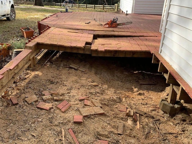 Wood Deck Removal Service in Cincinnati